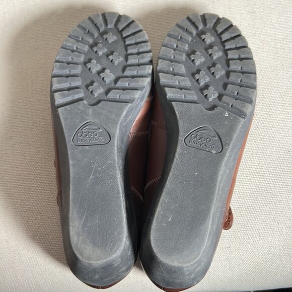 Abeo Ginger brown 2-tone leather Mary Jane wedge shoes academia 8.5 narrow - Picture 11 of 11